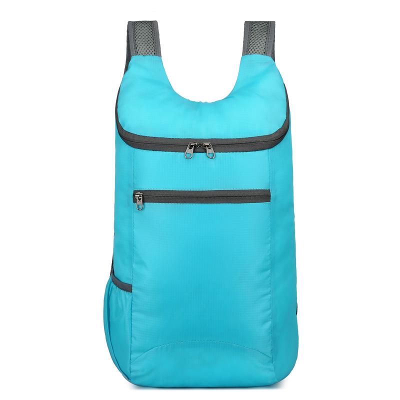 Colorful Lightweight Water-resistant Foldable Backpack - Large Capacity for Students and Outdoor Sports