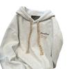 Korean Version Lazy Wind Dog Hooded Sweater Jacket Women's Retro Oversize Niche Does Not Collide