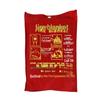 Sanqi'an Fireproof Fiberglass Blanket: Red Heat-Resistant Fabric for Kitchens, Gas Stations, Schools