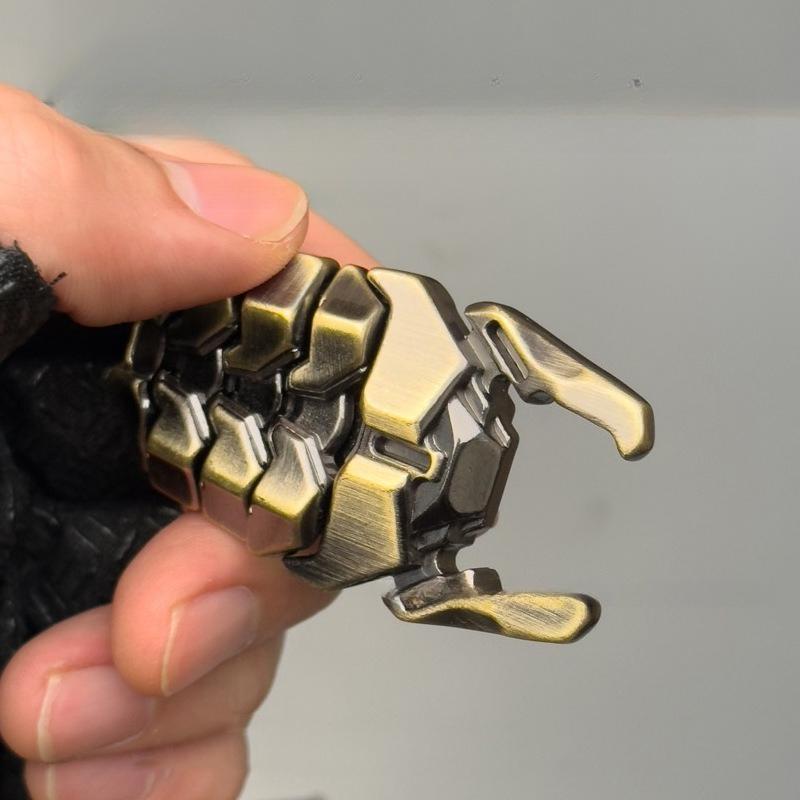 Mech Bug Press Mechanical Slider Clicker Magnetic Push Card Pushing Plate EDC Metal Relieve Stress Reducing Toys Antistresse
