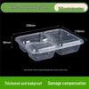 Disposable 3-Compartment PP Meal Prep Container
