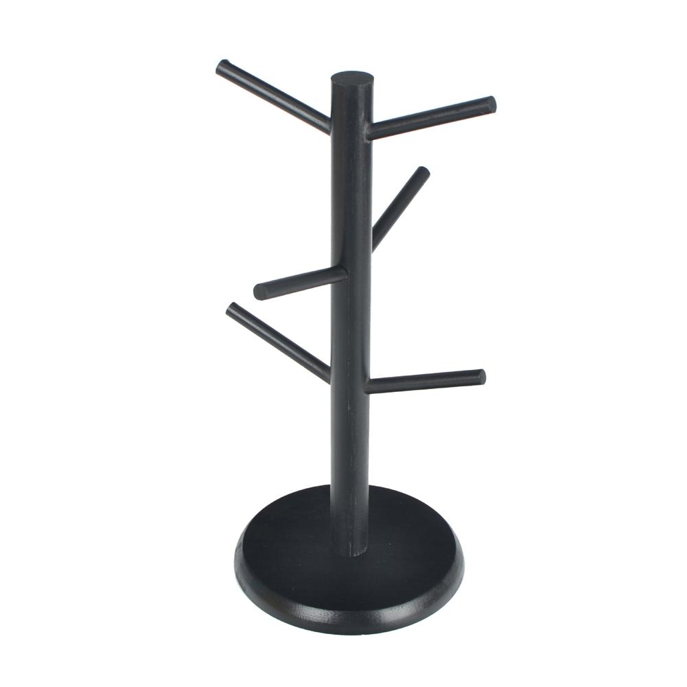 Practical-Coffee Cup Holder A Thicker Base Suitable For Countertops Cup Holder With 6 Hooks