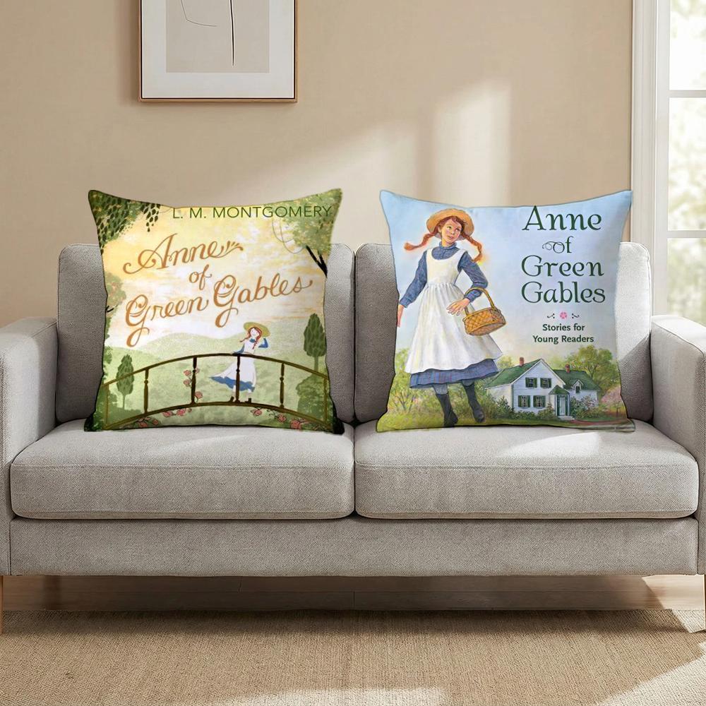 Bücher Anne auf Green Gables Kissenbezug Mehrzweck-Kissenbezug für Zuhause & Auto - Wendbar, Weich & Langlebig für den täglichen Gebrauch