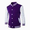 Solid Color Jacket Baseball Clothing Workwear Baseball Shirt Women's Cardigan Coat