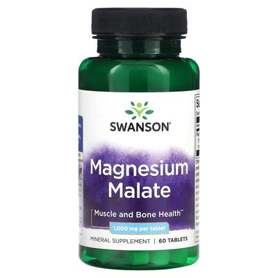 Magnesium Malate, 1,000 Mg, 60 Tablets