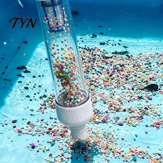 Automatic Pool Bottom Sweeper Handheld Vacuum with Pole, Cordless Rechargeable Hot Tub Vacuum, Easy Operation Cleaning Device Powerful Suction