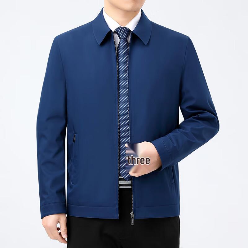 

Firstview Men s Business Casual Collared Zip Jacket 4XL