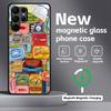 Sardines  Phone Case For Samsung S26 S25 S24 S23 S22 S21 Plus Ultra Note20 Glass Magnetic Case