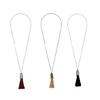 Alloy Brush Tassels Accent Long Necklace Fashion Design Complements Both Professional And Leisure Ensembles