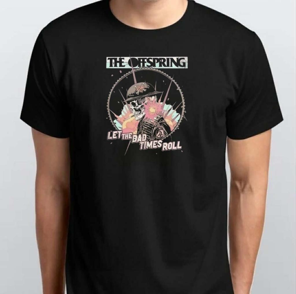 The Offspring Band Let The Bad Times Roll T-SHIRT Black