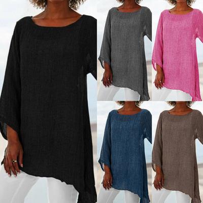 Women Summer Long Sleeve Casual Loose 
