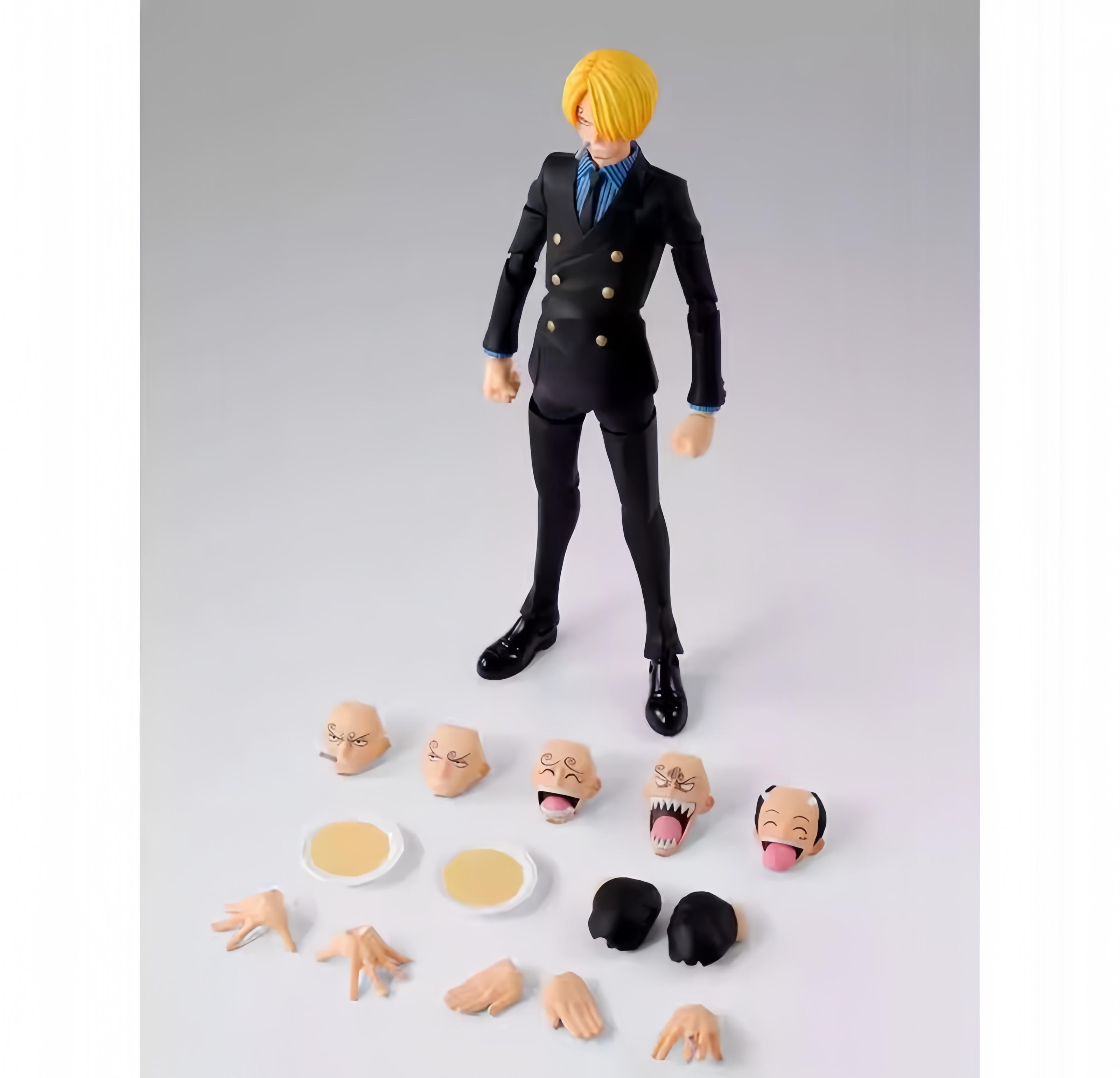 

Bandai S.H.Figuarts Sanji One Piece Original Anime Romance Dawn Action Figure Collectible Model Toy Gift For Fans And Kids Poseable Articulated Scale
