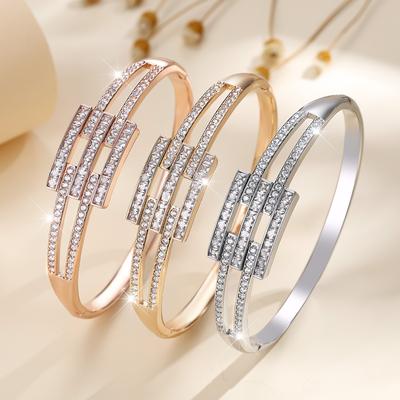 Fashionable and Simple Zirconia-set Women’s High-end Luxury Bracelet