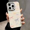 Lovely Bowknot Print Slim Matte for Magsafe Case For iPhone 16 Pro Max 15 14 Pro 13 12 11 Soft TPU Leather Texture Shockproof Magnetic Phone Cover