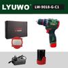 LYUWO 16V Brushless Cordless Electric Drill 70N.m Self-Locking Chuck Power Driver 20+1 Torque Settings 2 Speed Power Tools