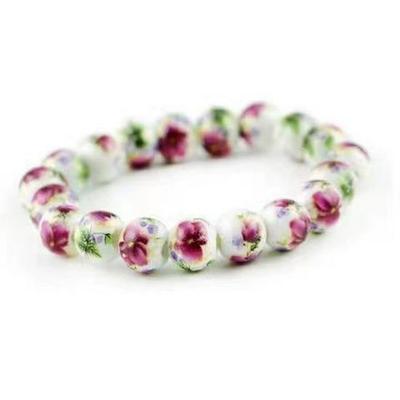 Premium Keramisch Etnische Stijl Handgemaakt Geweven Glazuur Armband