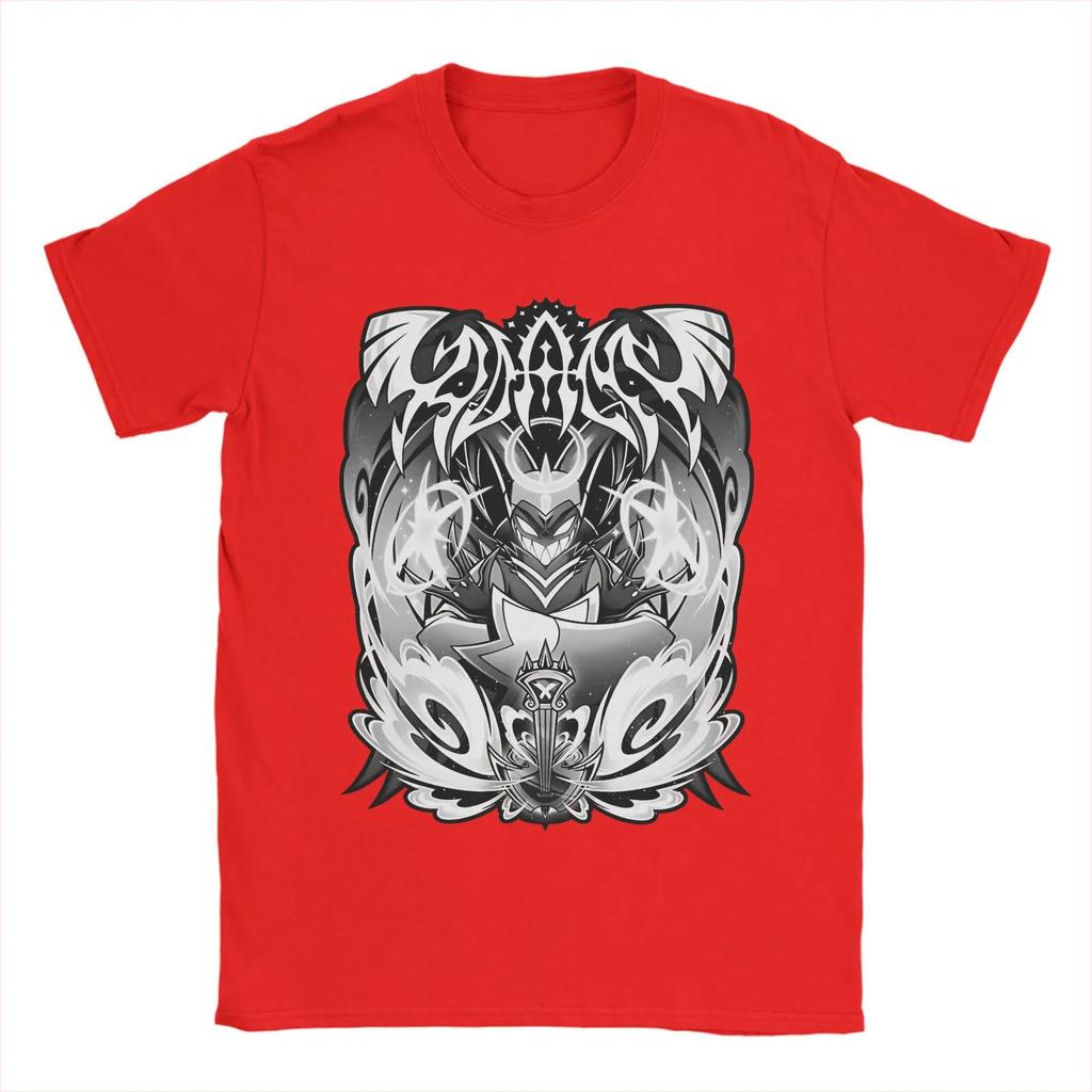 Hazbined Hoteled Adam Lucifer Graphic Print Tshirt Women Men Fashion Cotton Crewneck Tees Oversized Loose Casual Summer New Top