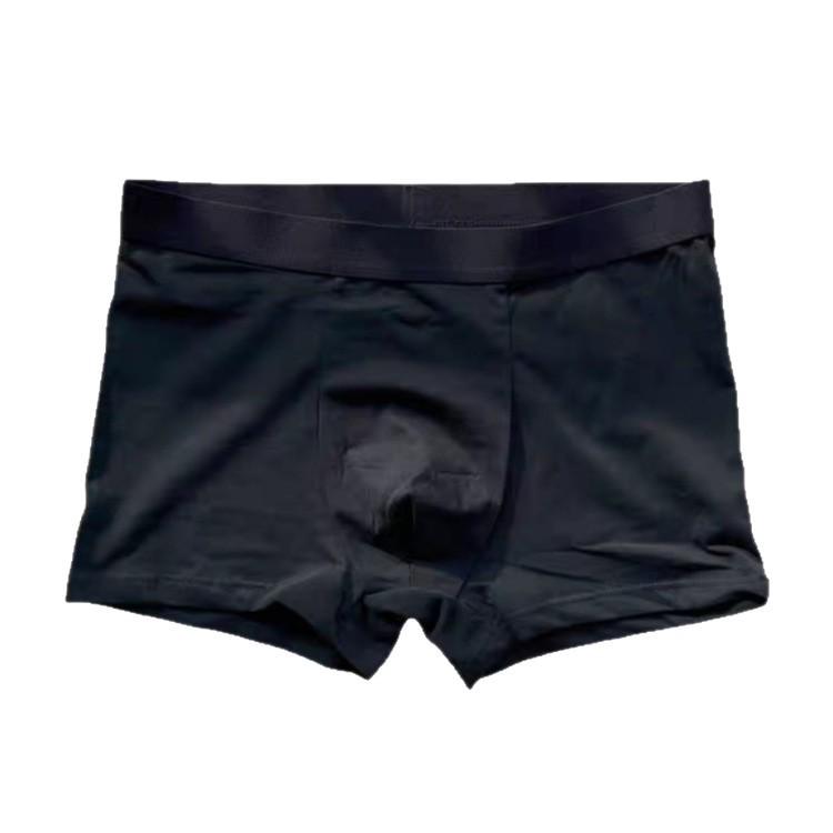 Pure Cotton Men's Loose Breathable Antibacterial Boxer Briefs - Trendy Fashion Sports Underwear for Youth Students