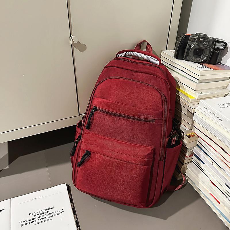 

Backpack New Large Capacity Commuter Leisure Backpack Travel College Student Computer Bag Backpack красный