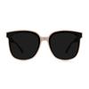 Calvin Klein Fashionable Minimalist Versatile Large Frame Face-Enhancing Sunglasses Square Sunglasses Unisex sunglasses CKJ26623SLB