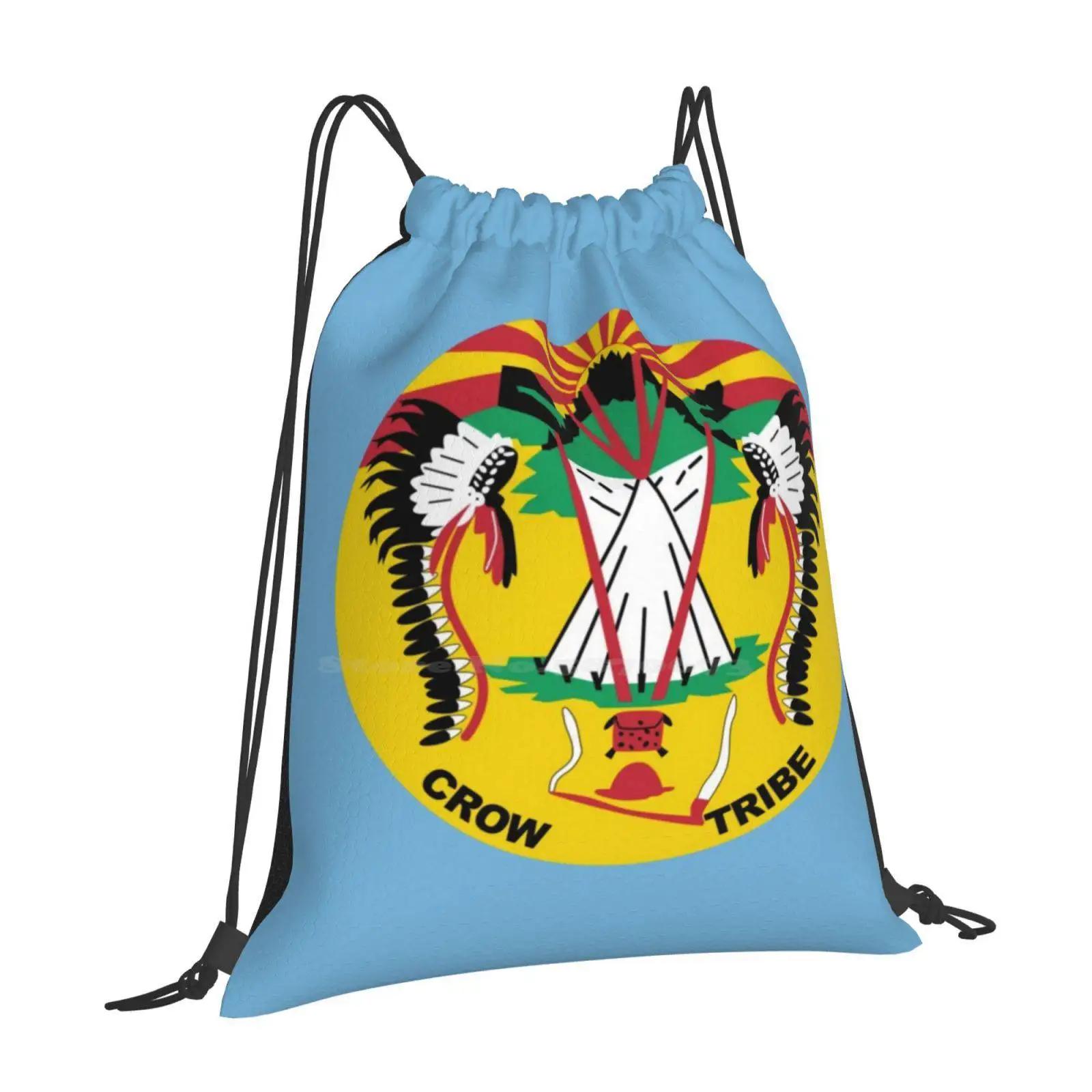 Flag Of The Crow Nation Usa Pattern Design Bag Student s Backpack Crow Nation Map Crow Nation Flag Crow Nation Cat Crow Nation OneSize