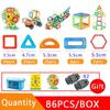 Large Educational Magnetic Tiles - Children's Development Toy for Creative Building and Thinking