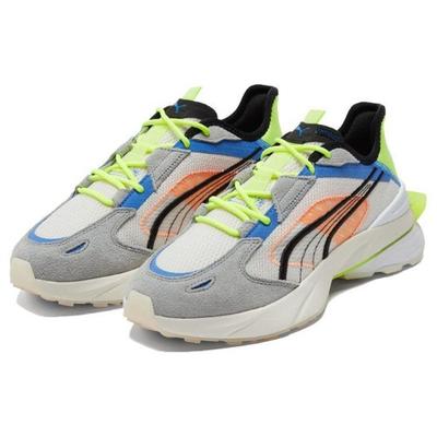 PWRFRAME OP-1 Abstract Unisex Grijs Wit Geel Blauw Lifestyle Sneakers 382649-02
