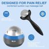 iECO Cryosphere Cold Massage Roller Ball – Ice Cold and Hot for Deep Tissue and Sore Muscle Relief of Stiffness and Stress, Body, Neck, Back, Foot,