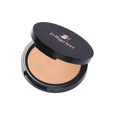 Pilgrim Warm Sand Matte Finish Compact Powder 9 Gram Pack Of 1 For All Skin Types Oil Control & Radiant Skin