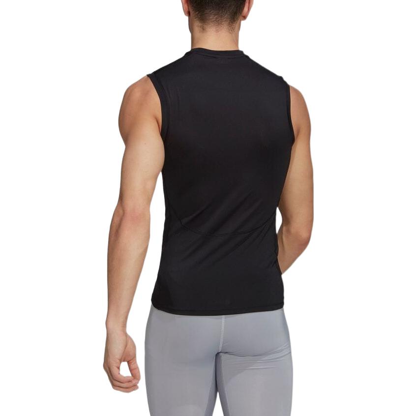 adidas Techfit Training Sleeveless Tee Black Men Streetwear HK2338