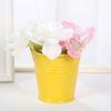 Niedlicher Mini-Eimer in einfarbiger Farbe, für Hochzeit, Party, Süßigkeiten, Gastgeschenke, Heim- und Hoteldekoration