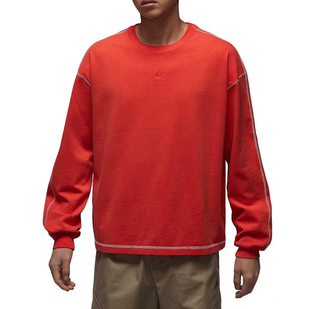 Jordan Flight Year Of The Horse Limited Edition CNY New Year Crew Neck Soft Solid Long Sleeve Sweatshirt Men sweatshirt Red IF1830673