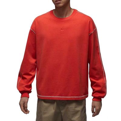 Jordan Flight Year Of The Horse Limited Edition CNY New Year Crew Neck Soft Solid Long Sleeve Sweatshirt Men Sweatshirt Red IF1830673