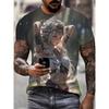 2026New Men's Cool Tattoo Girl Graphic T-Shirts Street Trend 3D Print Personality