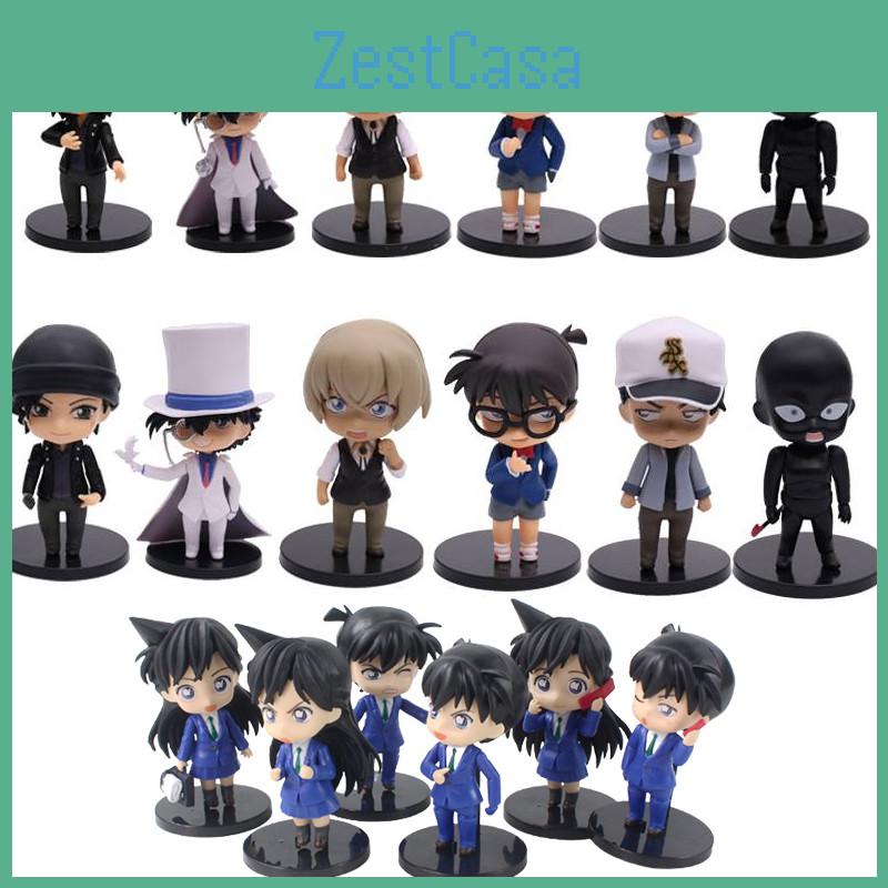 Detective Conan Pvc Figures Set Of 6 Perfect Desk Decoration Cake Topper Opp Bag Packing