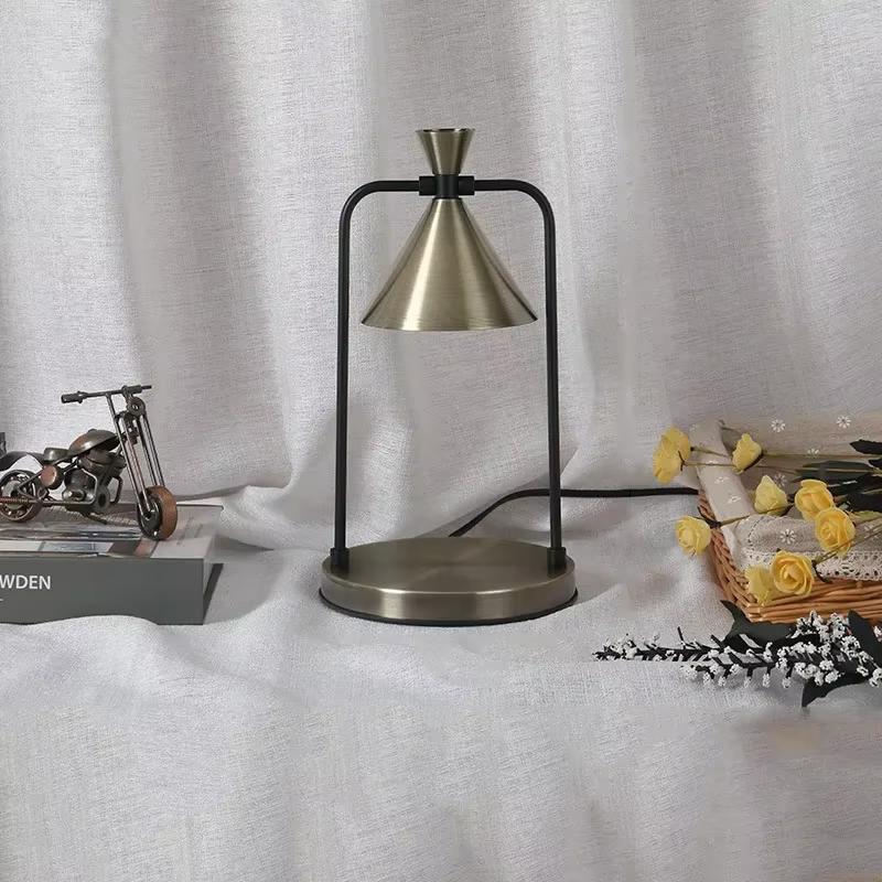 Candle Warmer Electric Wax Melt Lamp Dimmable Aromatherapy Table Lamp Candle Melting Diffuser Bedside Warmer Light