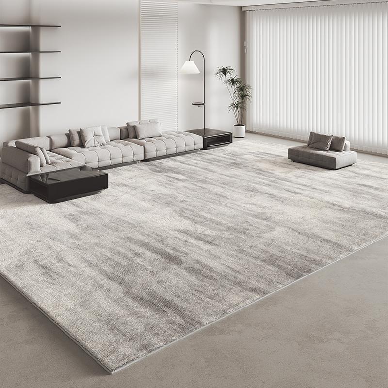 Italian Minimalist Carpets for Living Room Light Luxury Bedroom Decor Plush Carpet Fluffy Soft Grey Area Rug Home Thickened Mat