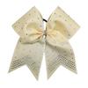 Glänzende Strass-Schwalbenschwanz-Schleifen-Haargummis für Mädchen - Cheerleading-Band-Kopfschmuck