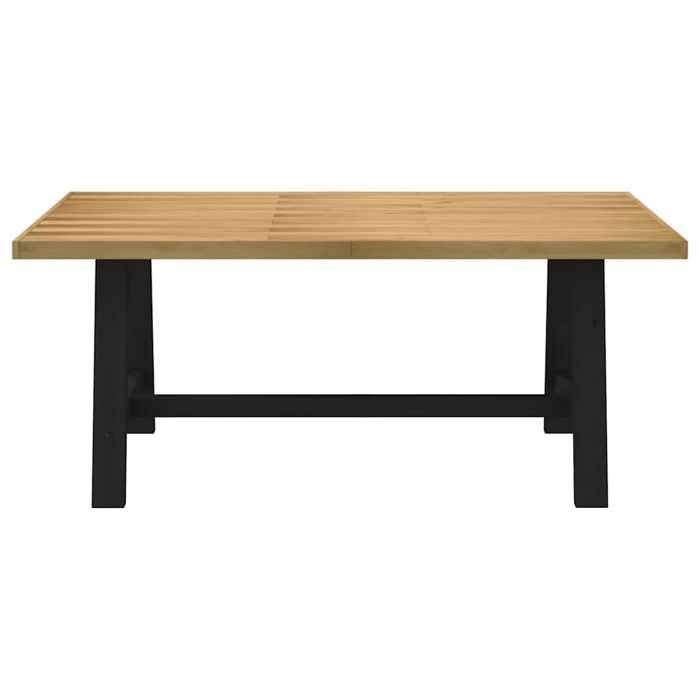 VidaXL Table à manger NOAIN pieds en forme de A 180x90x75cm massif pin, table de salle à manger, table de dîner, table de 4100045