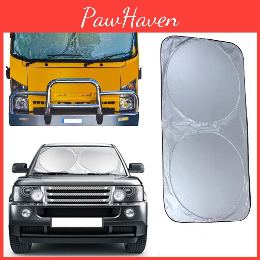 Shade Sun Foldable Truck Heat Van Car Front Windshield Visor Cover Protector