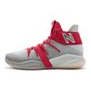 New Balance Nb Omnis Leonard Mesh Comfortable Versatile Mid-Top Retro Basketball Shoes Men sneaker Gray Red BBOMNXDG