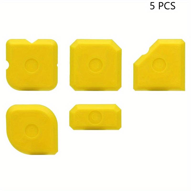 5PCS Scraper Tool Kit Grouting Set Smoothing Trowel Grout Remover Silicone Joint Filler Smoothing Spatula for Sealant Cleaning