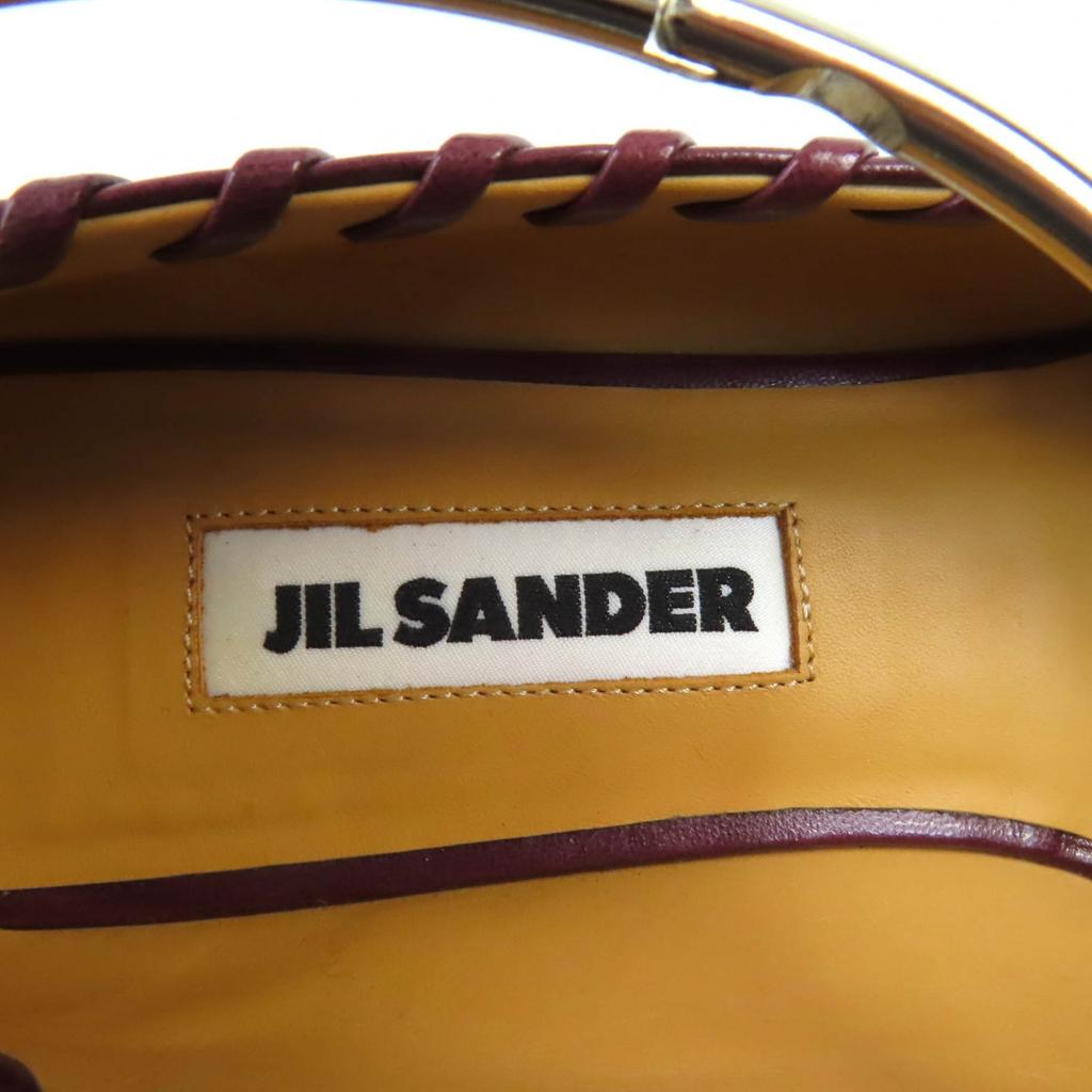 Jil Sander Buty wizytowe OAS8W4 Skóra Bordeaux Kobiety 35 JS30217A Używane