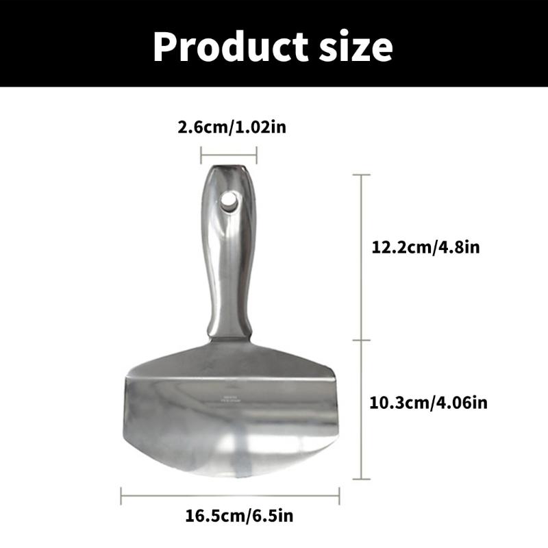 Professional Steel Scraper Tool Ergonomic Handle Putty Scraper  Simple Use for DIY Enthusiasts & Home Improvement Projec