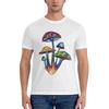 Unisex Tshirt Cluster of Colored Shrooms Relaxed Fit TShirt Cute Clothes Black T Shirts T Shirts Unisex Cotton T Shirts Unisex