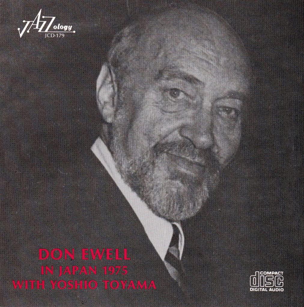 CD DON EWELL, YOSHIO TOYAMA - Don Ewell In Japan JCD179 Jazzology 1989 US Jazz Used