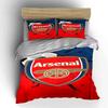 Arsenal-Logo mit Kanone. Bettwäsche-Sets Bettbezug-Sets Bettbezüge Kissenbezüge(1* Bettbezug 2* Kissenbezüge ohne Bettdecke)