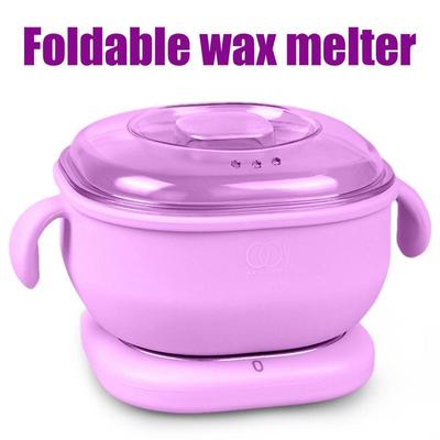 Wax Melting Machine Hair Removal Wax Heater Machine 100W 400ml Hard Wax Melt Warmer Silicone Pot  For Hand Foot Body Wax