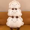 Dumpling Plush Pillow Soft Stuffed Food Toy for Sofa Bed Car Cute Cushion Cozy Backrest for Living Room Bedroom