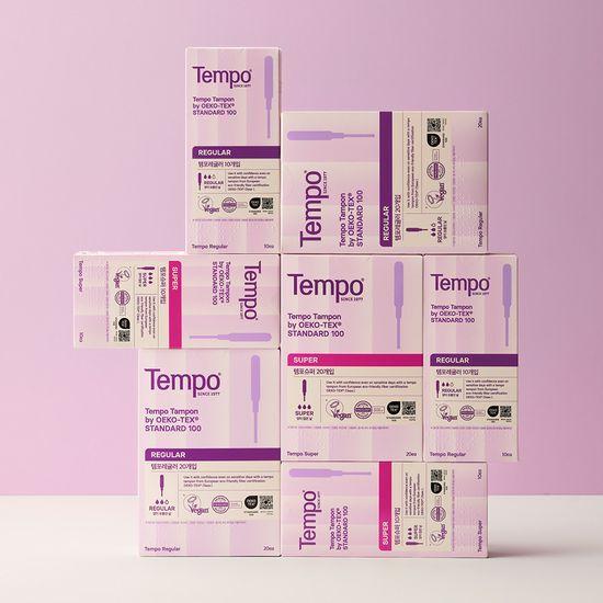 Choose 1 of 7 Tempo Regular/Super (10p / 20p / 40p / Light Tampon Promotion)